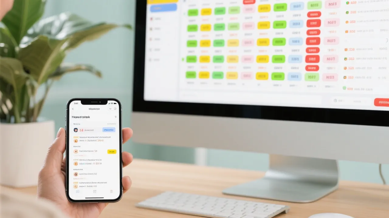 数据看板示意图