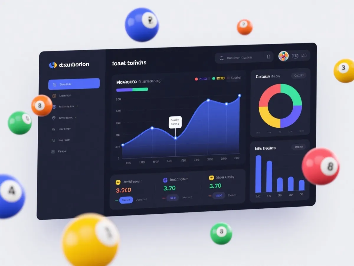 大乐透历史数据与趋势分析界面示意图